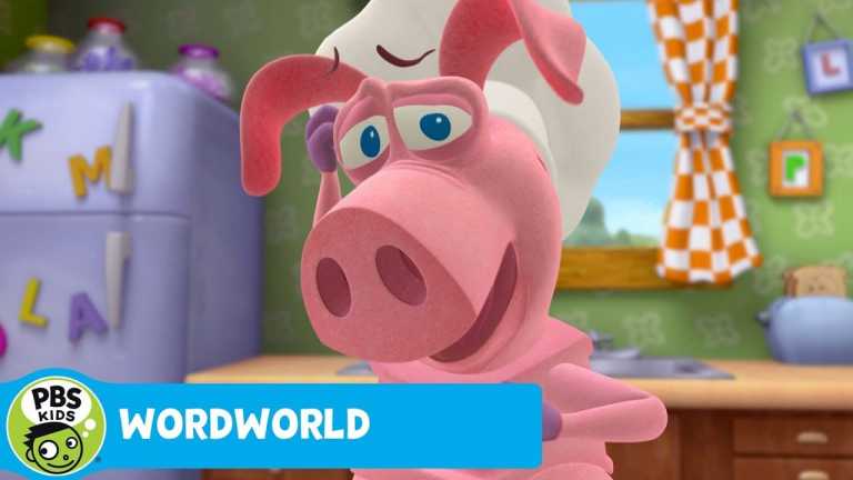 WordWorld | Pig Bakes a BIRTHDAY CAKE! | PBS KIDS