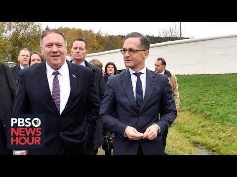 WATCH: Secretary of State Mike Pompeo meets with German FM in Germany