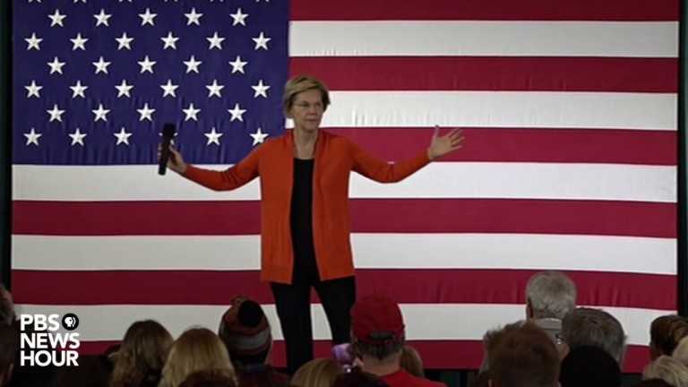 WATCH: Elizabeth Warren holds town hall in Grinnell, Iowa
