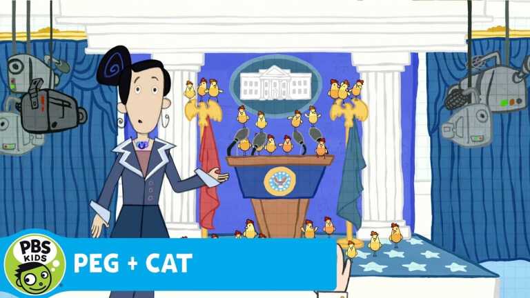 PEG + CAT | Chickens at the White House | PBS KIDS