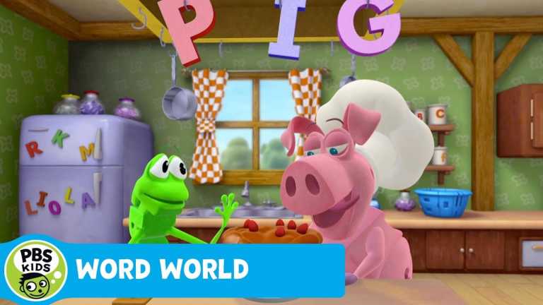 WORD WORLD | Pig Takes the Cake | PBS KIDS