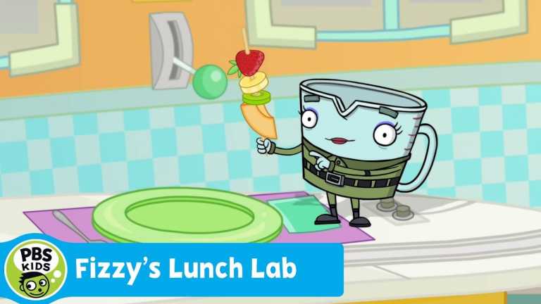 FIZZY’S LUNCH LAB | Food Camp: Fruit Kabobs | PBS KIDS