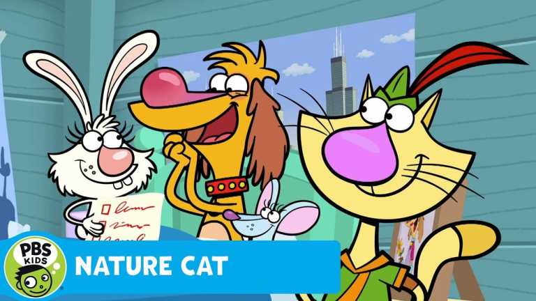 NATURE CAT | Hal’s First Day of Fall Scavenger Hunt! | PBS KIDS