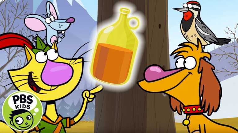 Nature Cat | Tree Sap Becomes Syrup?! | PBS KIDS