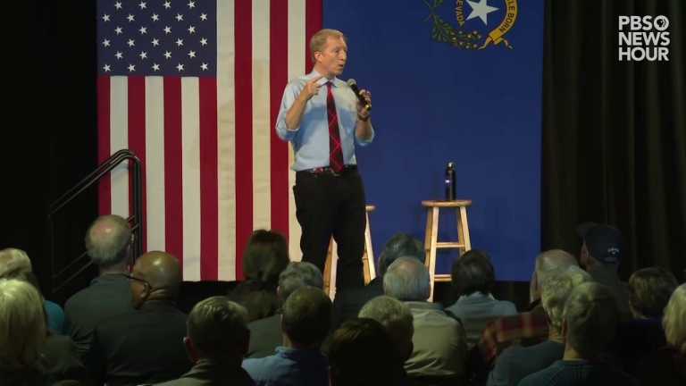 WATCH: Tom Steyer speaks after New Hampshire primary
