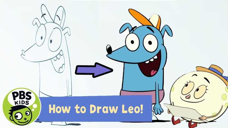 Let’s Go Luna | ✏️How to Draw Leo! | PBS KIDS