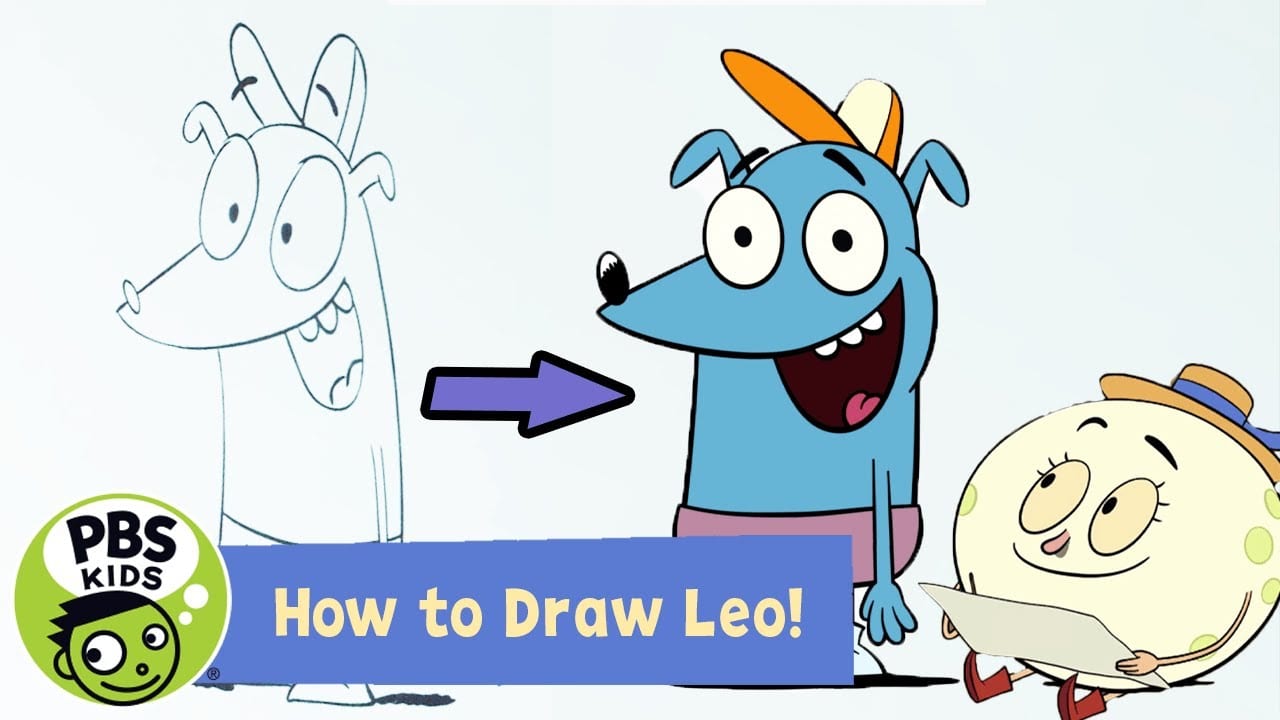 Let S Go Luna How To Draw Leo Pbs Kids Wpbs Serving Northern New York And Eastern Ontario