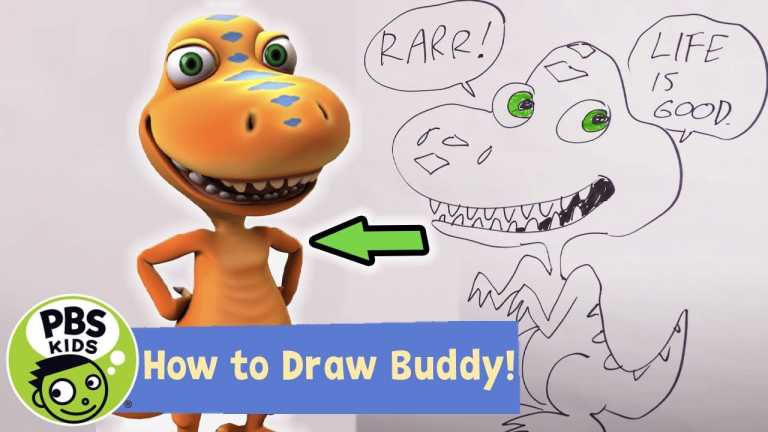Dinosaur Train | How to Draw Buddy! | PBS KIDS