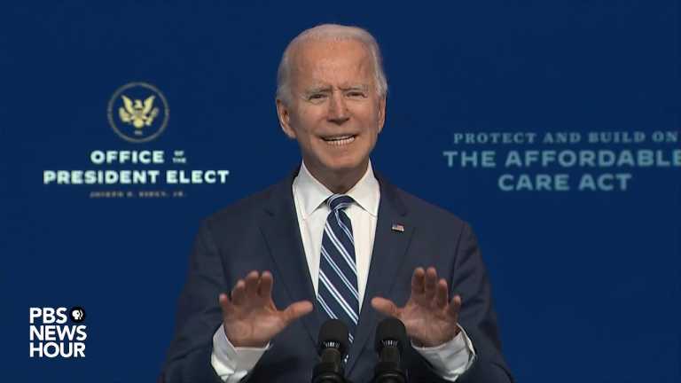 WATCH: President-elect Biden speaks on plan for health care
