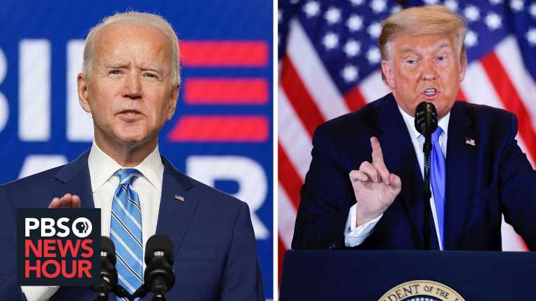 The stark difference between Trump’s and Biden’s responses to vote counting