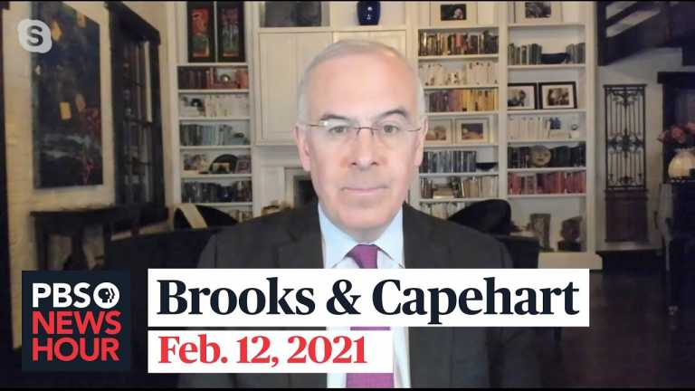 Brooks and Capehart on Trump’s Senate trial and Biden’s pandemic response