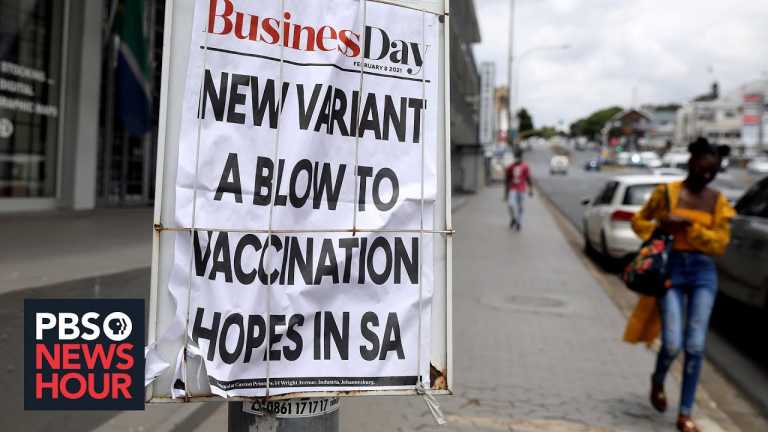 South Africa battles to contain a mutant strain of COVID-19