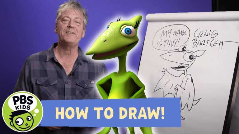 Dinosaur Train | How to Draw Tiny! | PBS KIDS