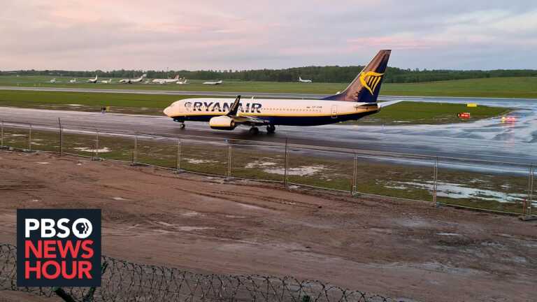 EU sanctions Belarus for arresting journalist in Ryanair ‘hijacking’