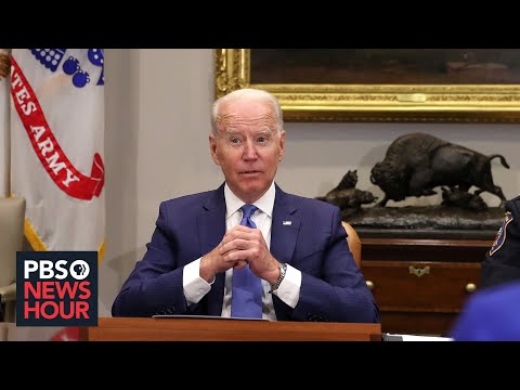 News Wrap: Biden holds White House meeting on gun control as U.S. sees spike in violence