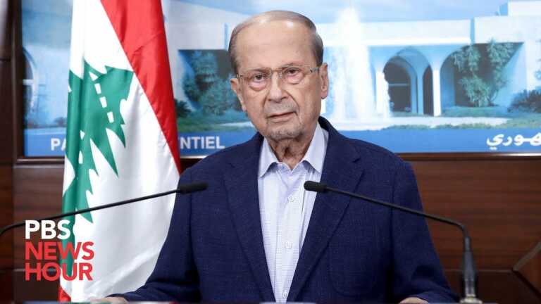 WATCH LIVE: Lebanese President Michel Aoun speaks at 2021 U.N. General Assembly