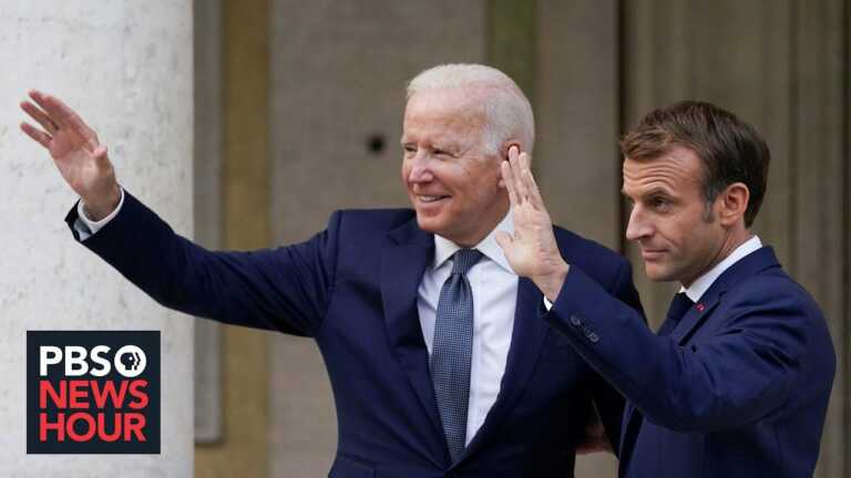 Biden admits to ‘clumsy’ handling of nuclear submarine deal in meeting with Macron