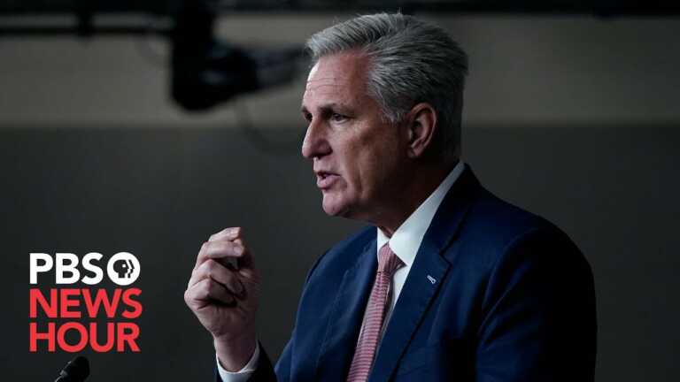 WATCH: House Minority Leader McCarthy gives eight-hour speech to stall Build Back Better bill