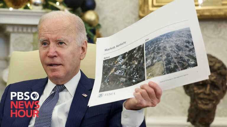 WATCH: Biden gives update on federal response to tornadoes