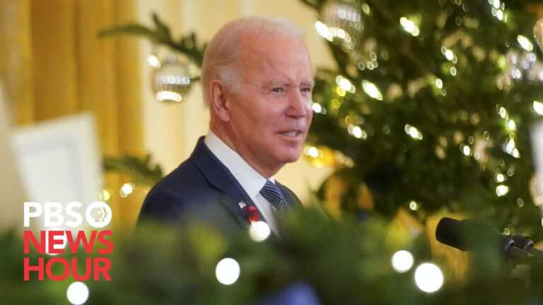 WATCH: Biden delivers remarks at the National Christmas Tree lighting ceremony at the White House