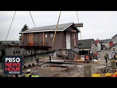 Climate change threatens Michigan’s Fishtown and its historic shanties