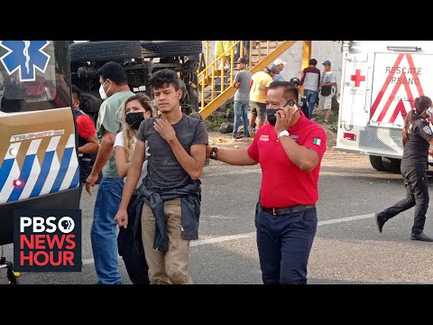 News Wrap: At least 54 dead in migrant truck crash in Mexico