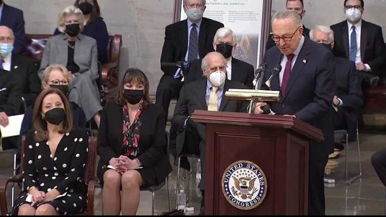 WATCH: Late Sen. Dole ‘never hesitated’ to work with Democrats, Sen. Schumer says