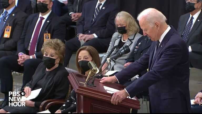WATCH: Dole a ‘giant of history,’ Biden says at memorial service