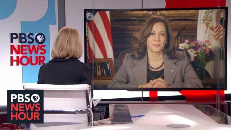 Harris on the state of democracy a year after Jan. 6