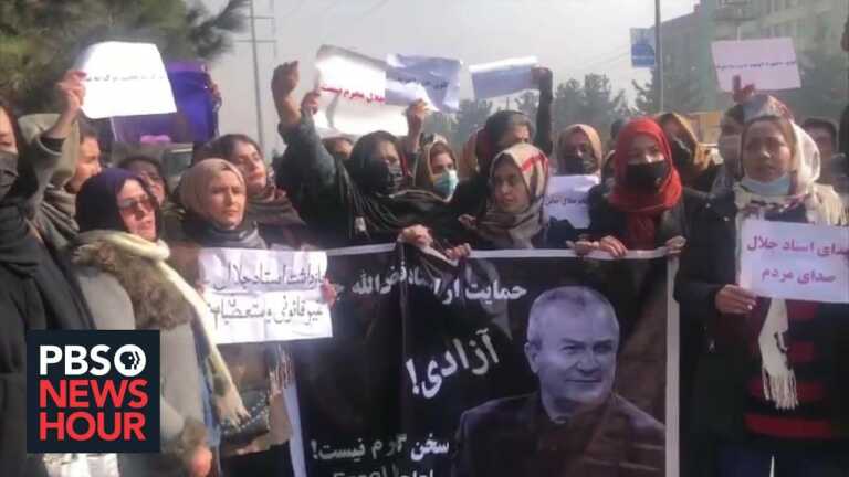 Despite brutal repression, Afghan women demand the right to go to school and work