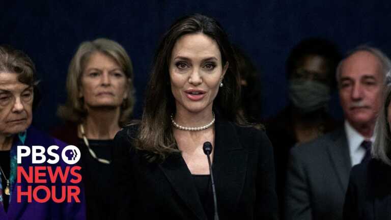 WATCH: Angelina Jolie urges Senate to pass new deal on domestic violence bill