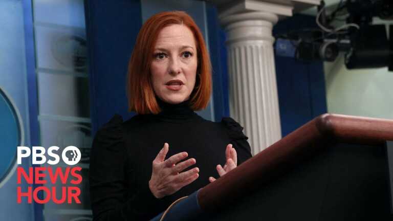 WATCH LIVE: White House press secretary Jen Psaki and security officials hold news briefing