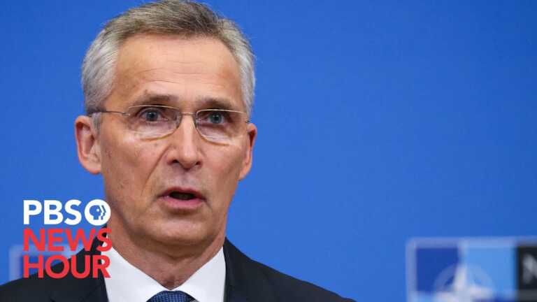 WATCH LIVE: NATO Secretary General Stoltenberg speaks on the situation in Russia and Ukraine