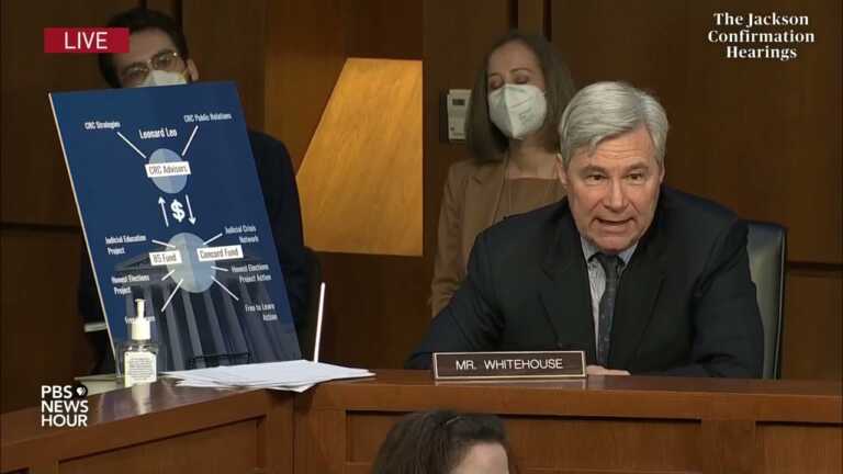 WATCH: Sen. Sheldon Whitehouse questions Jackson in Supreme Court confirmation hearings