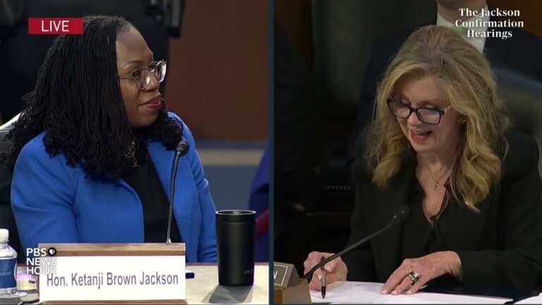 WATCH: ‘All child predators are dangerous,’ Jackson tells Sen. Blackburn