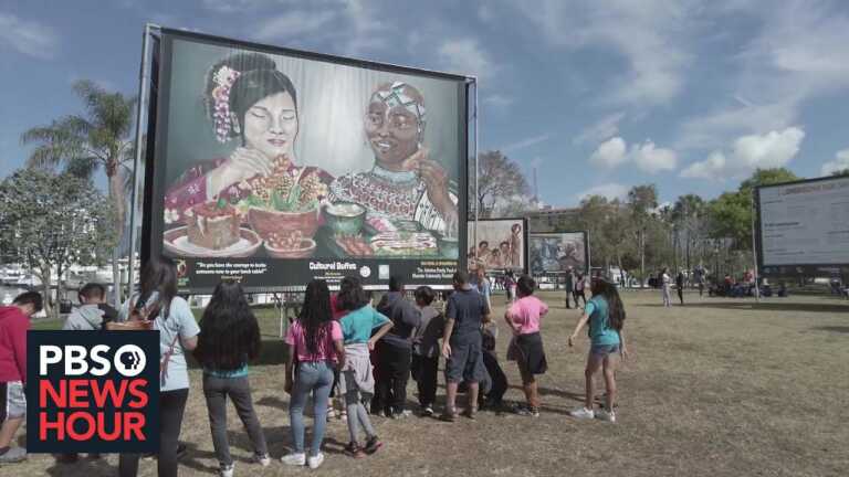 Florida school uses art displays from around the world to promote diversity and inclusion