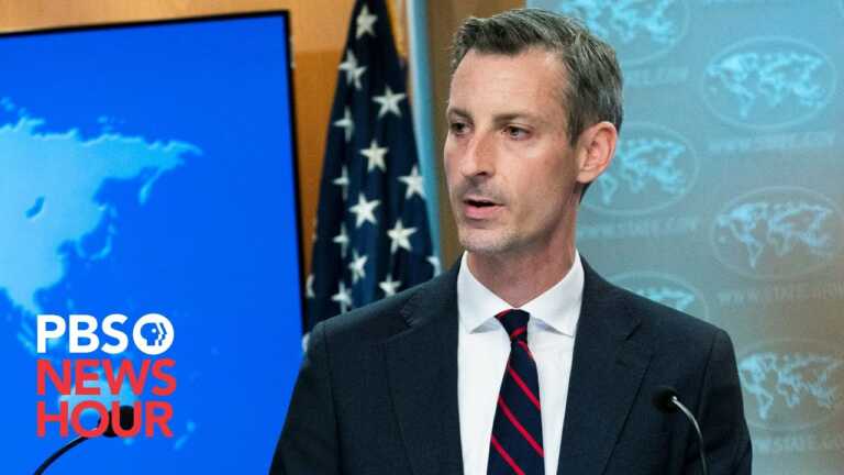 WATCH LIVE: State Department spokesperson Ned Price holds briefing amid ongoing crisis in Ukraine