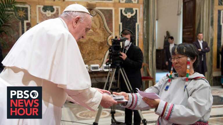 News Wrap: Pope Francis apologizes to Canada’s Indigenous for Catholic school abuse