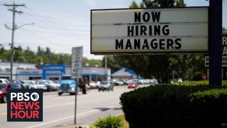 Strong jobs report shows the American economy gaining steam