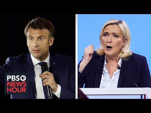 Far right Marine Le Pen challenges French President Macron in election showdown