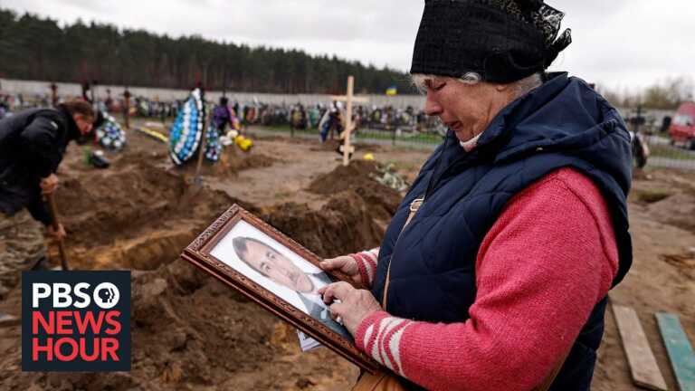 Execution-style killings, mass graves mark bloody scenes in Ukraine