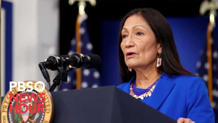 WATCH LIVE: Secretary Haaland remarks on awareness day for missing or murdered indigenous people