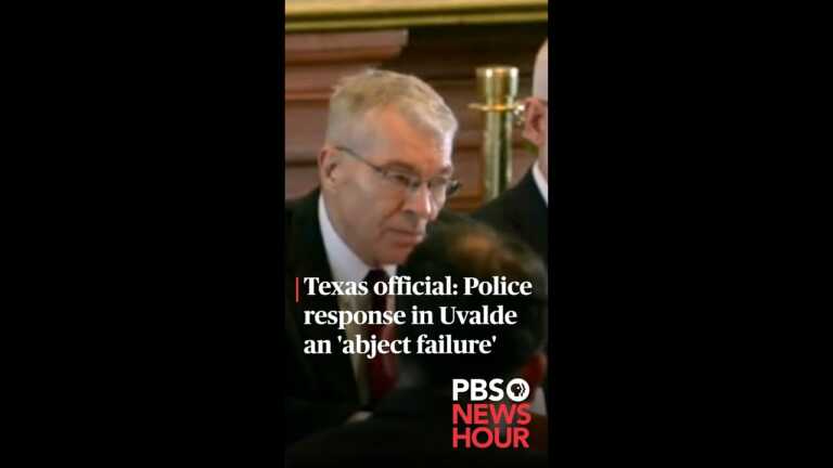 Texas official: Police response in Uvalde an ‘abject failure’ | #shorts