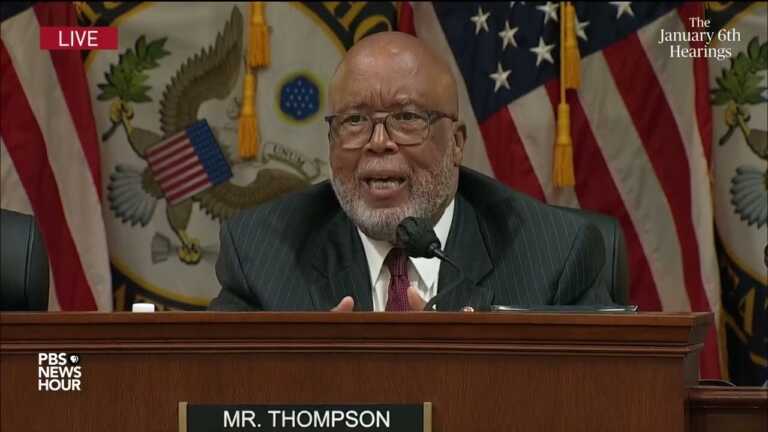 WATCH: Rep. Thompson says Trump tried to ‘stop the peaceful transfer of power’