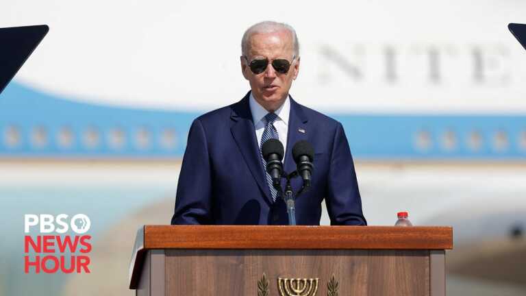 WATCH: Biden, Israeli leaders deliver remarks in Tel Aviv