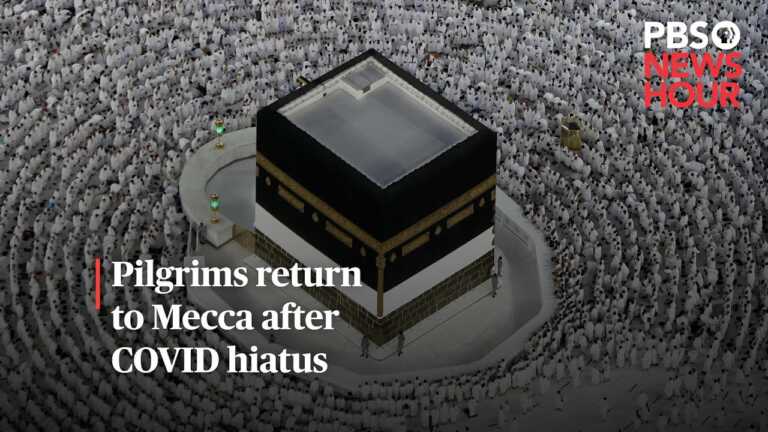 Pilgrims return to Mecca after COVID hiatus #shorts