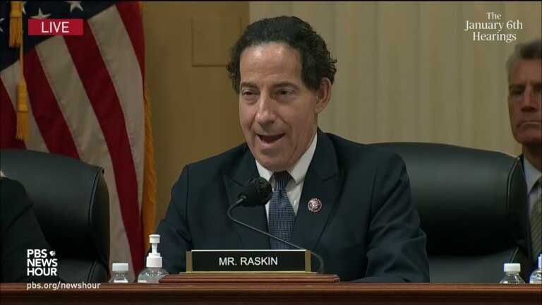 WATCH: Rep. Raskin calls on American public to defend democracy in wake of Jan. 6 insurrection