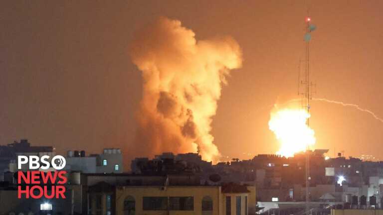 News Wrap: Israeli airstrikes pound Gaza killing at least 10, wounding dozens