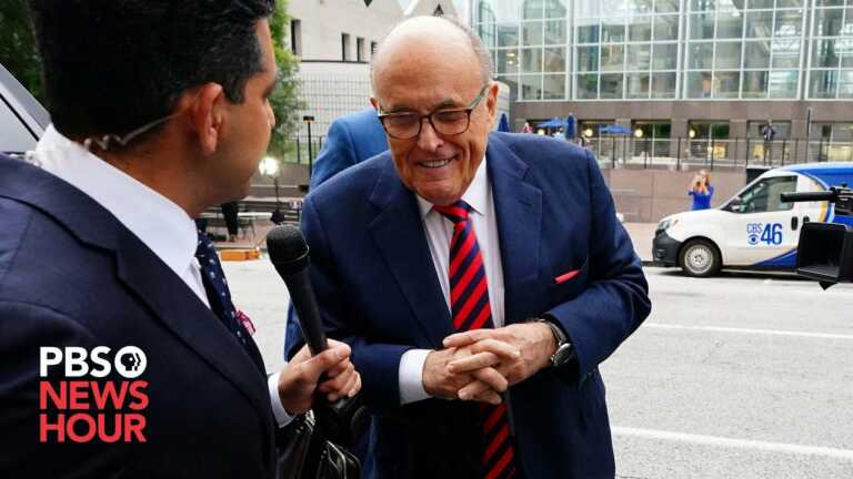 News Wrap: Rudy Giuliani appears before Georgia grand jury in 2020 election probe
