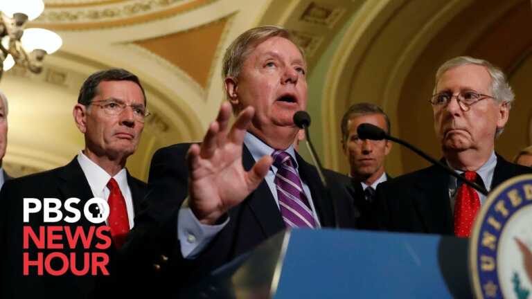 WATCH LIVE: Republican senators offer update on climate and tax bill